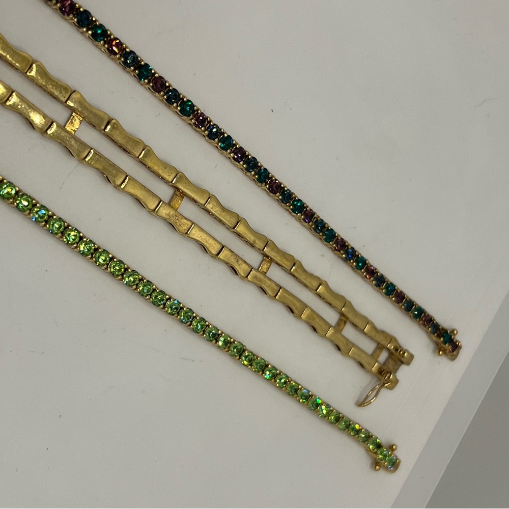 Joan Rivers Interlocking Interchangeable Gold Ton… - image 5